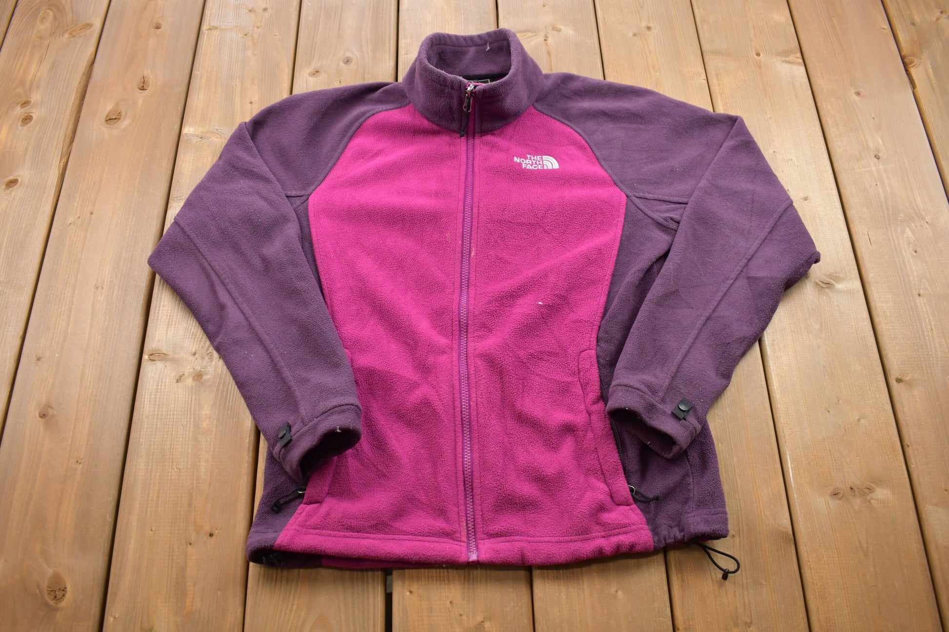 Vintage 1990s North Face Fleece Sweater / Women's Vintage / Outdoorsman / 90s Sweater / Streetwear / Hiking / Fleece Zip up