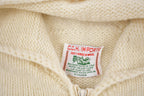 Vintage 1980s CC.H. Imports Virgin Wool Zip Up Aztec Graphic Dream Catcher Hoodie