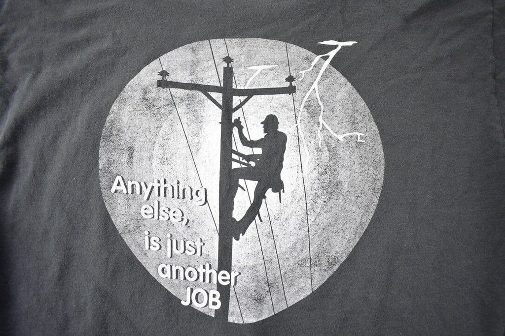 Vintage 1990s Utility Workers Union Souvenir Single Stitch T Shirt Made In USA