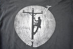 Vintage 1990s Utility Workers Union Souvenir Single Stitch T Shirt Made In USA