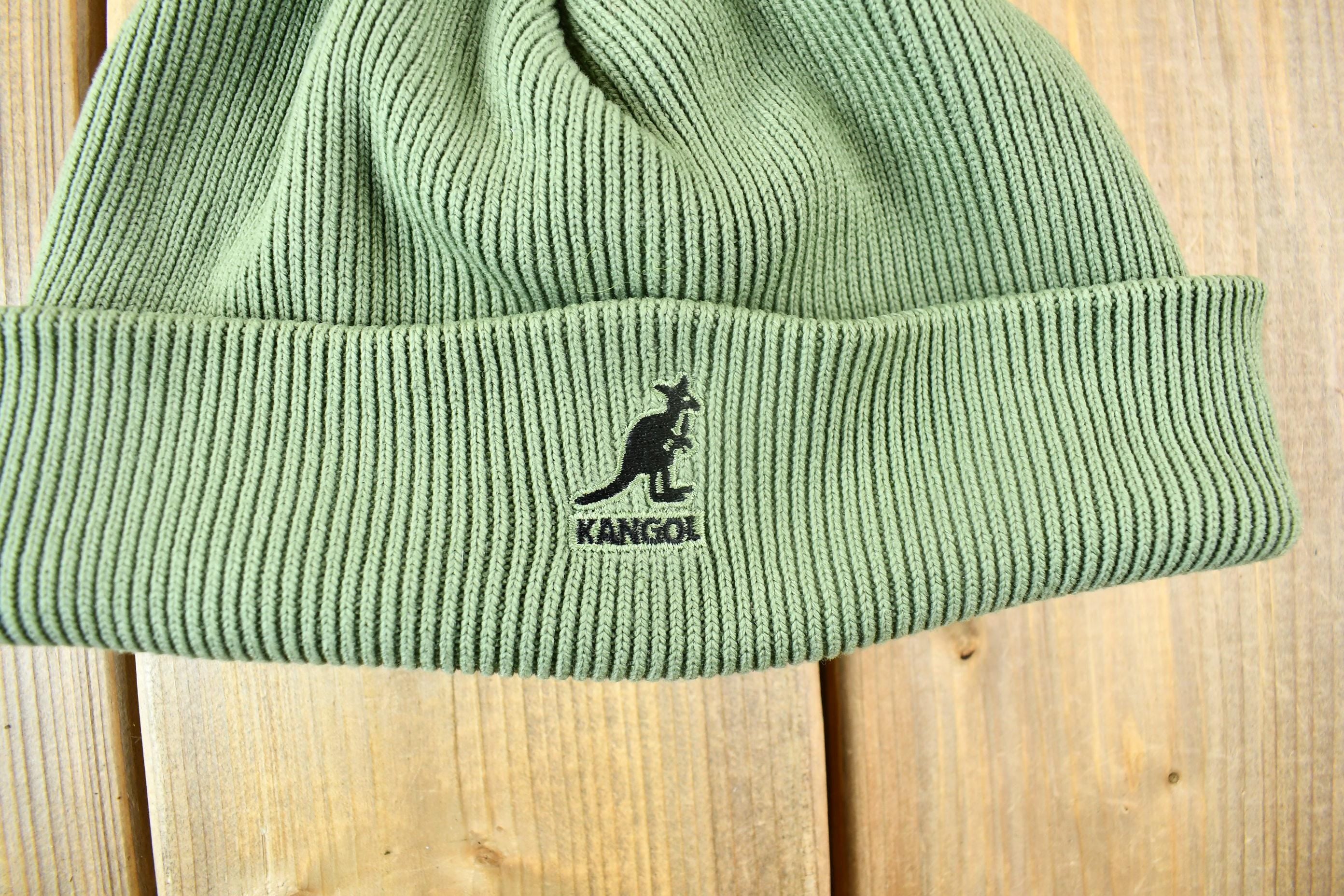 Vintage 1990s Kangol Acrylic Cuff Pull On Beanie Hat One Size