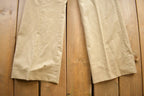 Vintage 1970s Levi's Khaki Slacks Made In USA Size 34x30