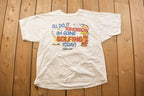 Vintage 1990s Funny Golfing Graphic T Shirt