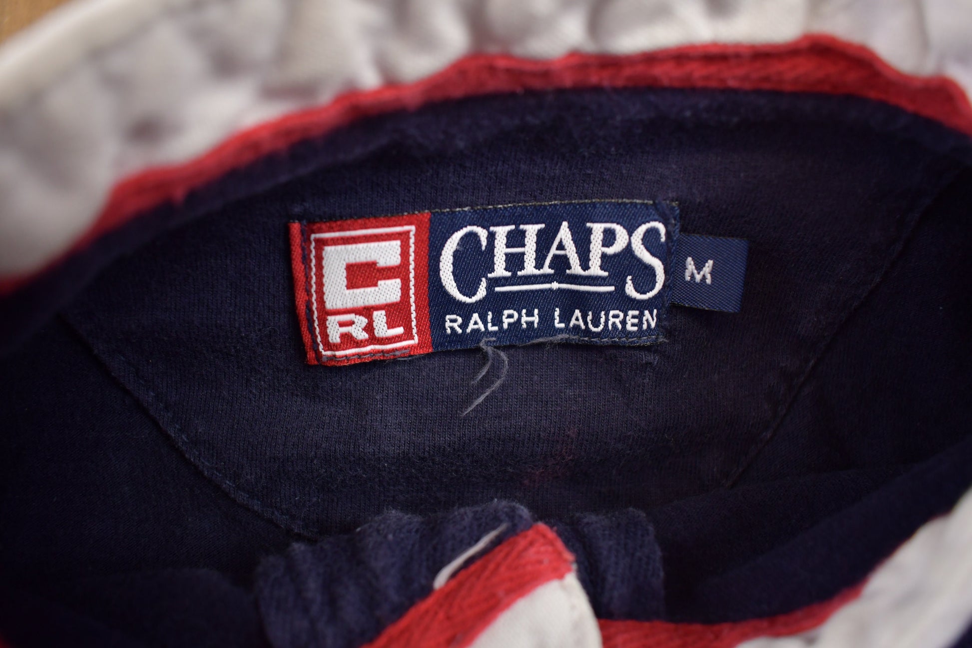 Vintage 1990s Chaps Ralph Lauren Rugby Sweatshirt / Dress Shirt / Athleisure / Streetwear / Ralph Lauren / Casual Wear