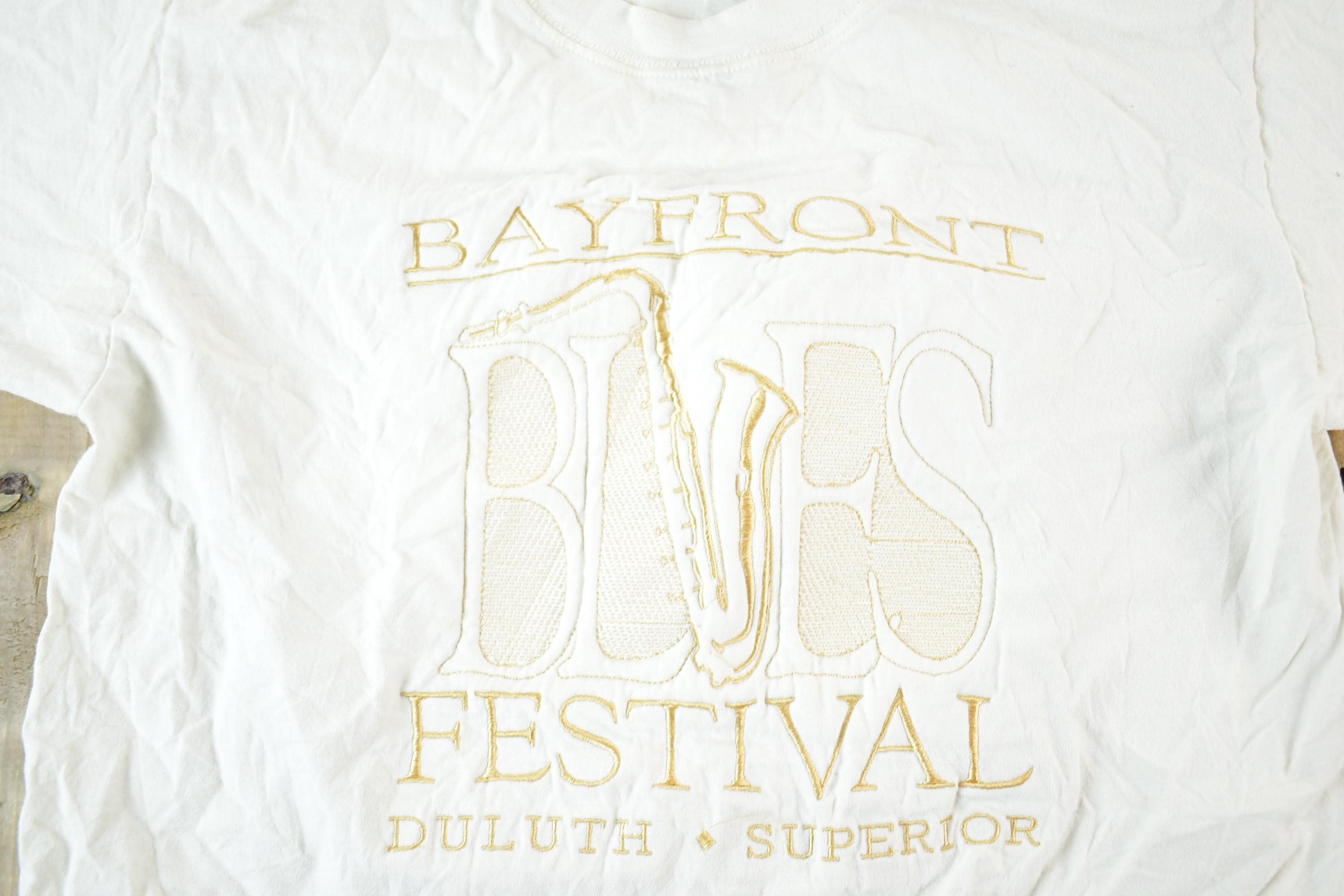 Vintage 1990s Duluth Superior Bayfront Festival Souvenir T-Shirt Mens S