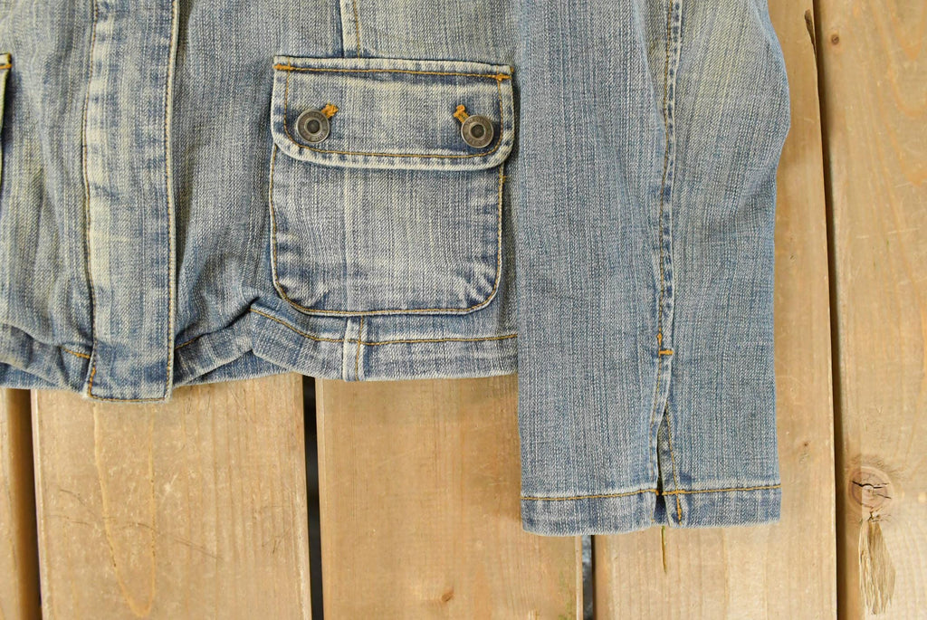 Vintage Y2K Talbots Denim Trucker Jean Jacket Women's Small / Denim Jacket / 2000s Coat / Chic Fashion