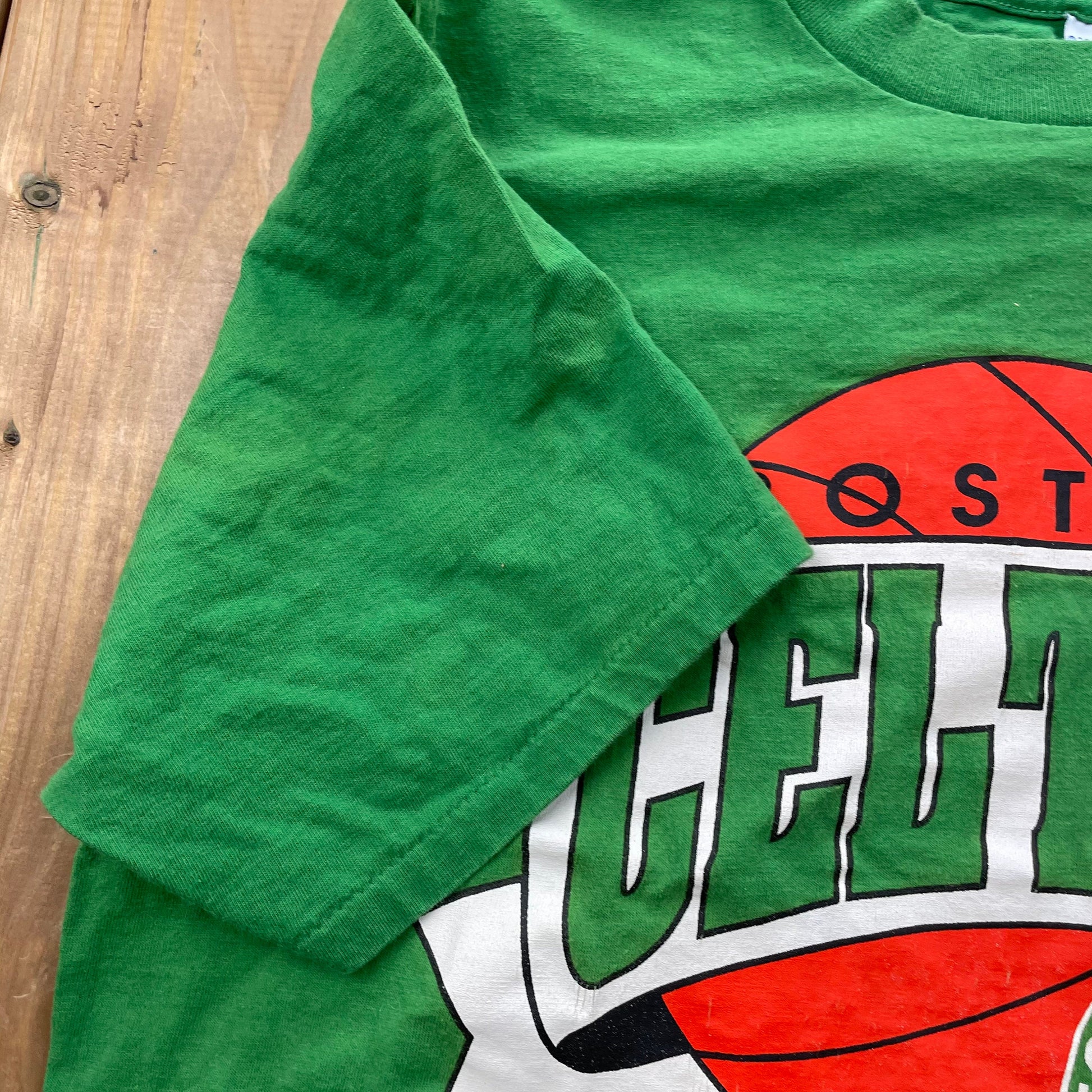 Vintage 1990s Boston Celtics The Game T-Shirt / Made In USA / Single Stitch / NBA / 90s Streetwear / Athleisure / Sportswear