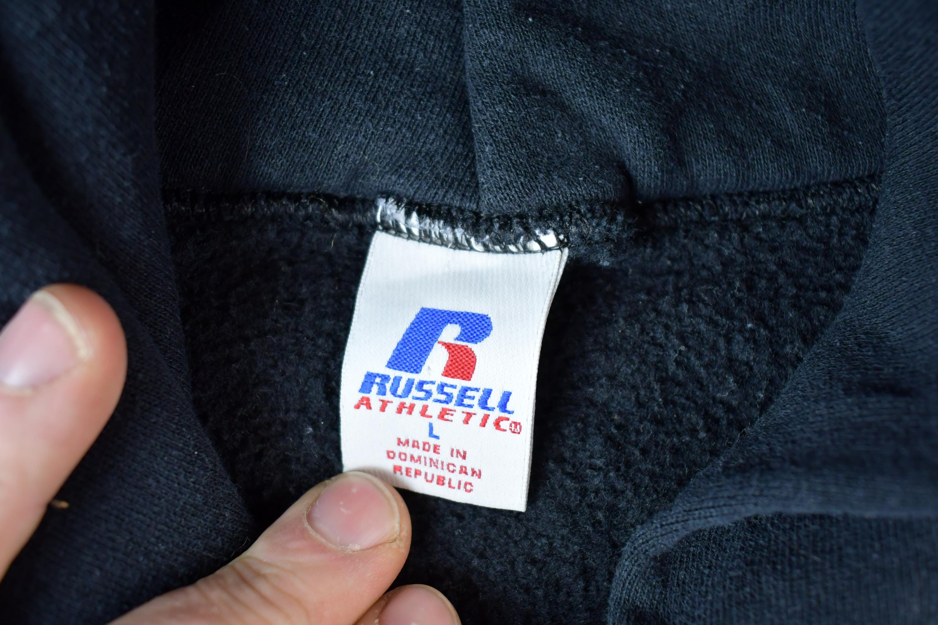 Vintage 1990s Russell Brookings Swimming Hoodie Sweatshirt
