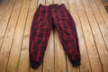 1950s Vintage Woolrich Red Plaid Trousers 37 x 30