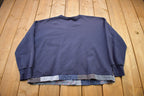 Vintage 1990s Simply Basic Cute Button Up Patchwork Sweater