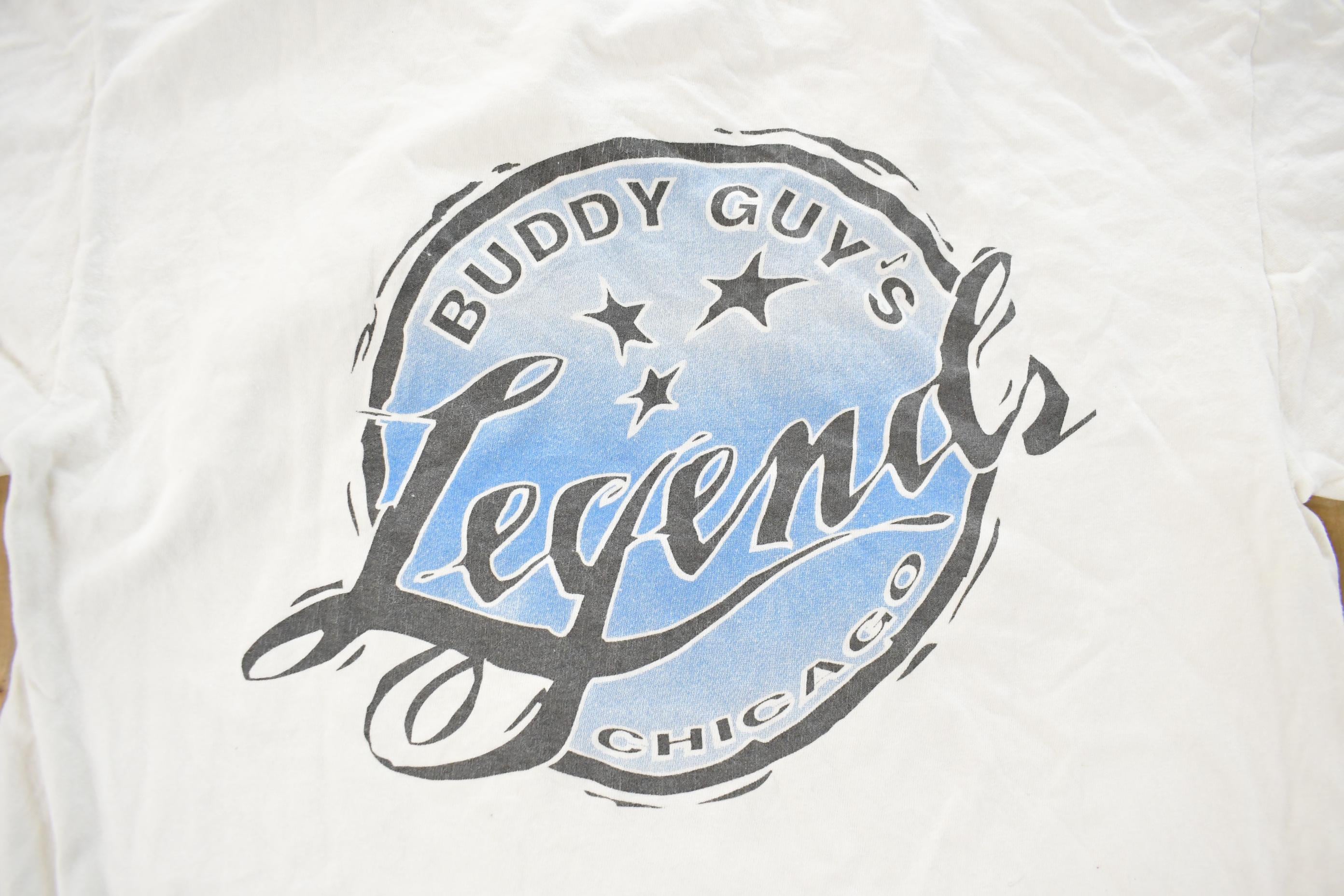 Vintage 1990s Buddy Guy T-Shirt Single Stitch Men's Medium