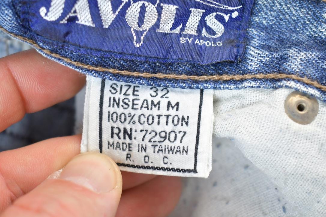 Vintage 1990s Javolis Denim Jeans Size 30 x 30