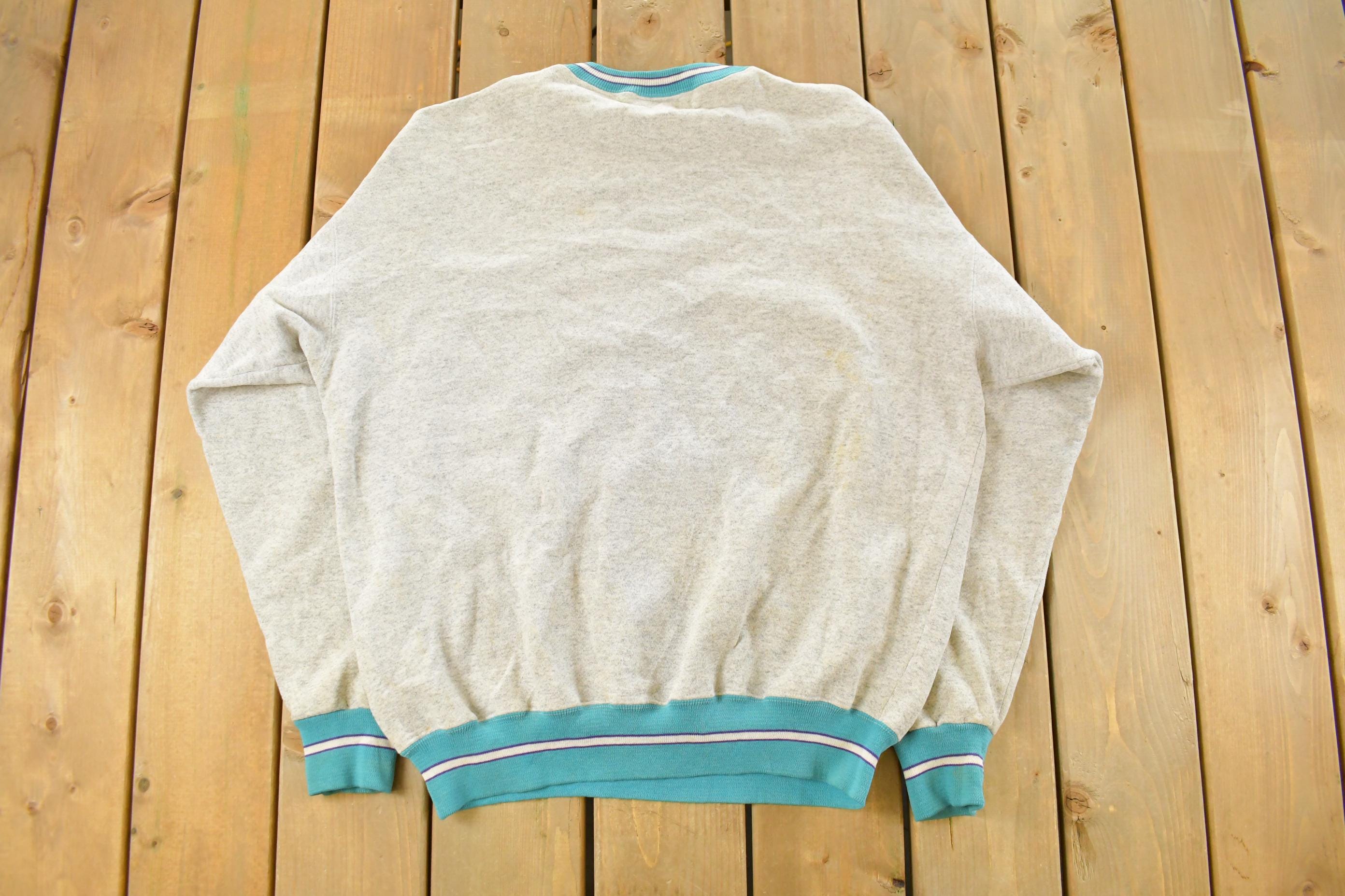 Vintage 1990s Charlotte Hornets NBA Crewneck Sweatshirt Men's XL