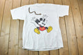 Vintage 1990s Mickey Mouse On A Rope Disney FAB Cartoon Promo T-Shirt