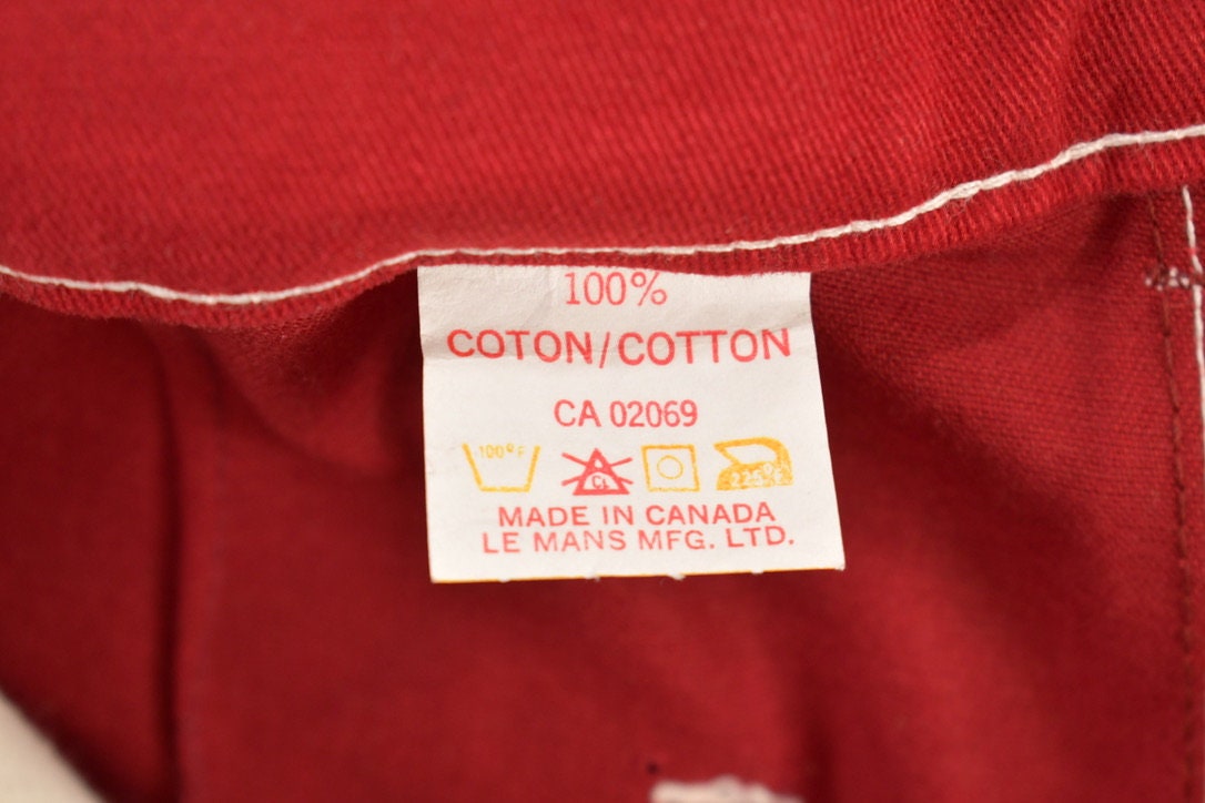 Vintage Chemin De Fer Red Jeans