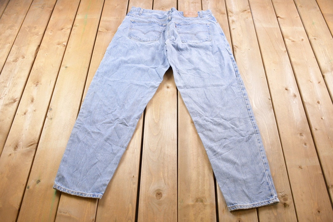 Vintage 1990s Levi 560 Red Tab Jeans Size 36 x 34.5
