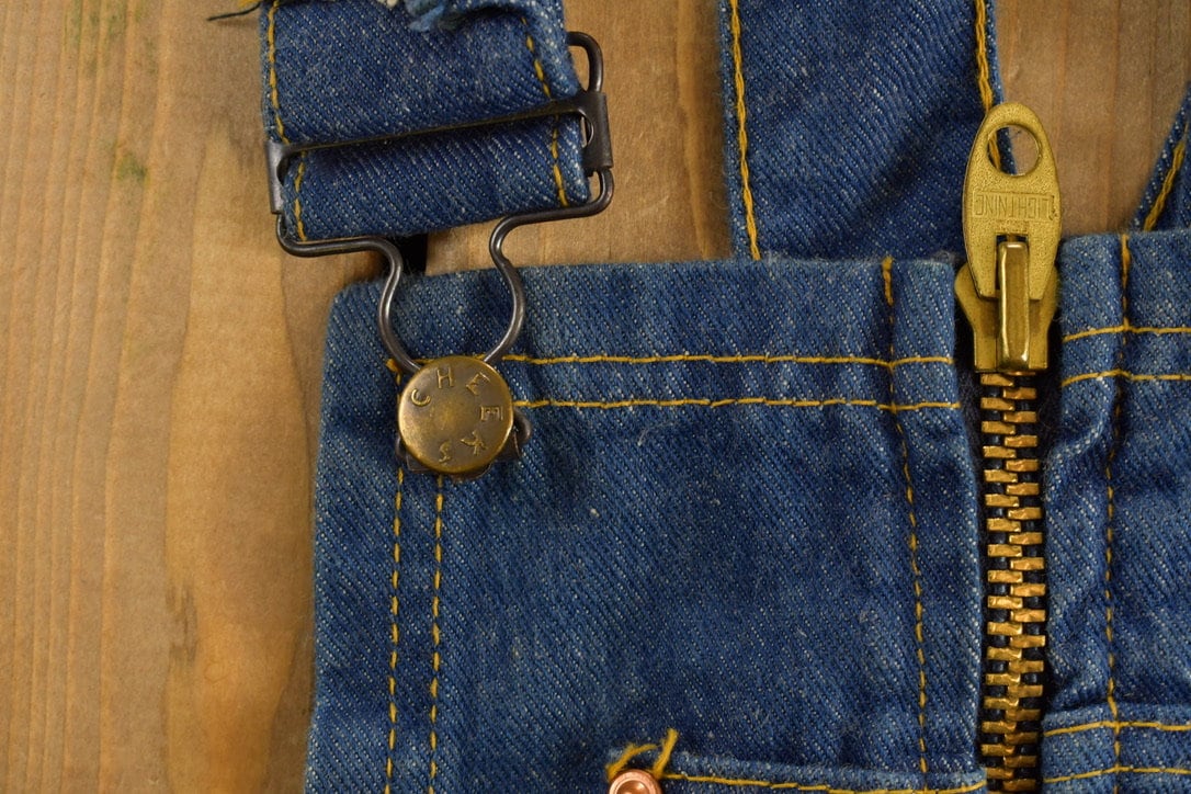 Vintage 1970s Belle bottom Womens Overalls Size 30 x 34.5