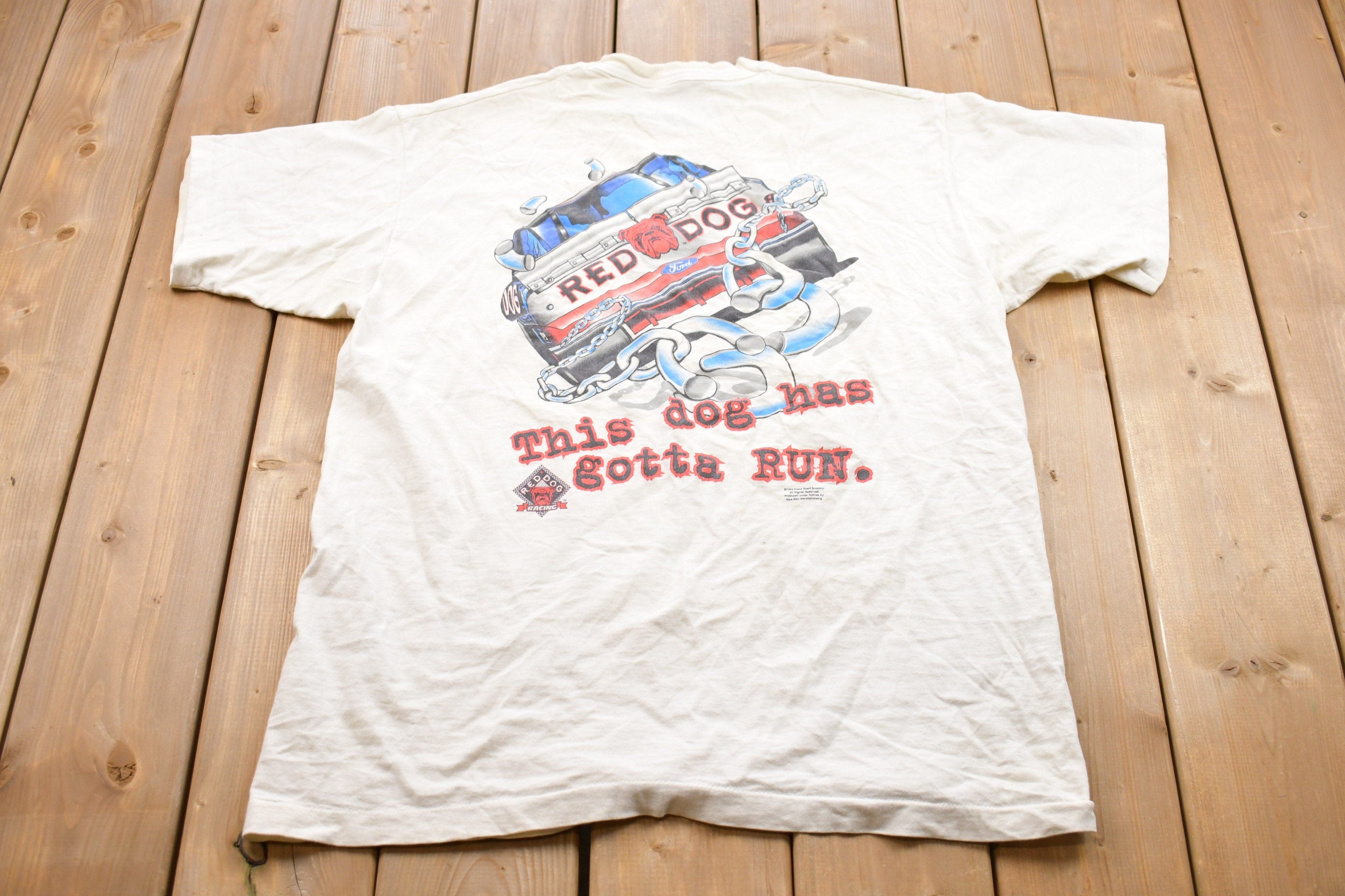 Vintage 1995 Red Dog Racing T-Shirt