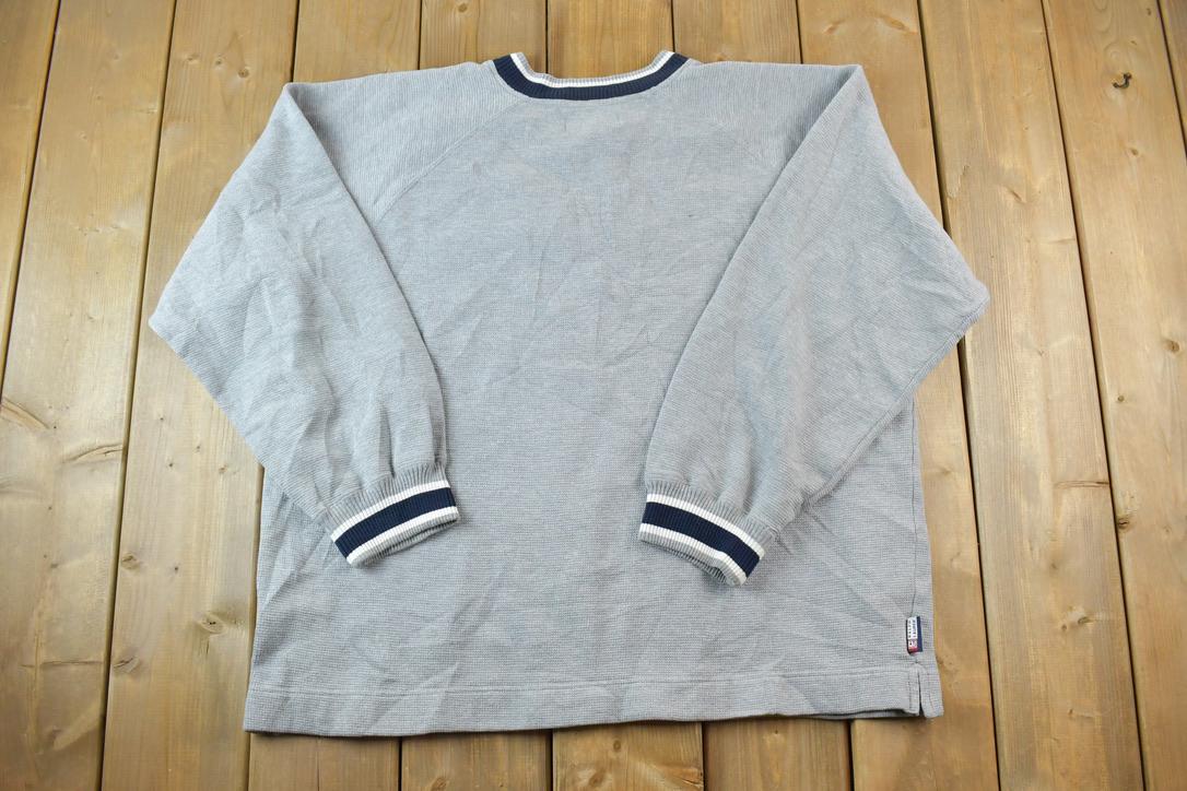 Vintage 1990s Chaps Ralph Lauren Embroidered Logo Crewneck Sweatshirt / 90s Crewneck / Streetwear / Embroidered