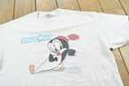 Vintage 1990s Chilly Willy Graphic T Shirt Mens XL / Penguin Graphic / 90s TV Cartoon Movie Promo / Universal Studios Tee