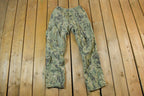 Vintage 1990s Frog Flame Resistant Army Camouflage Cargo Pants Size 30x31