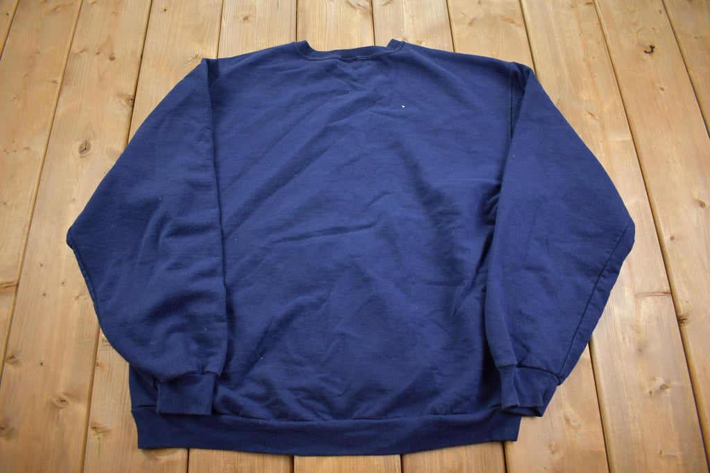 Vintage 1990s Embroidered Ducks Crewneck Sweatshirt - Large