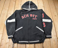 Vintage Deadstock Y2K Schott NYC Embroidered Hoodie