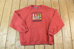 Vintage 1990s Big Dogs Heavyweight 5 O'clock Drinking Crewneck Sweatshirt