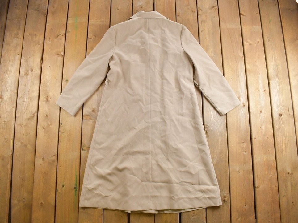 Vintage 1990s All Weather Full Length Trench Coat