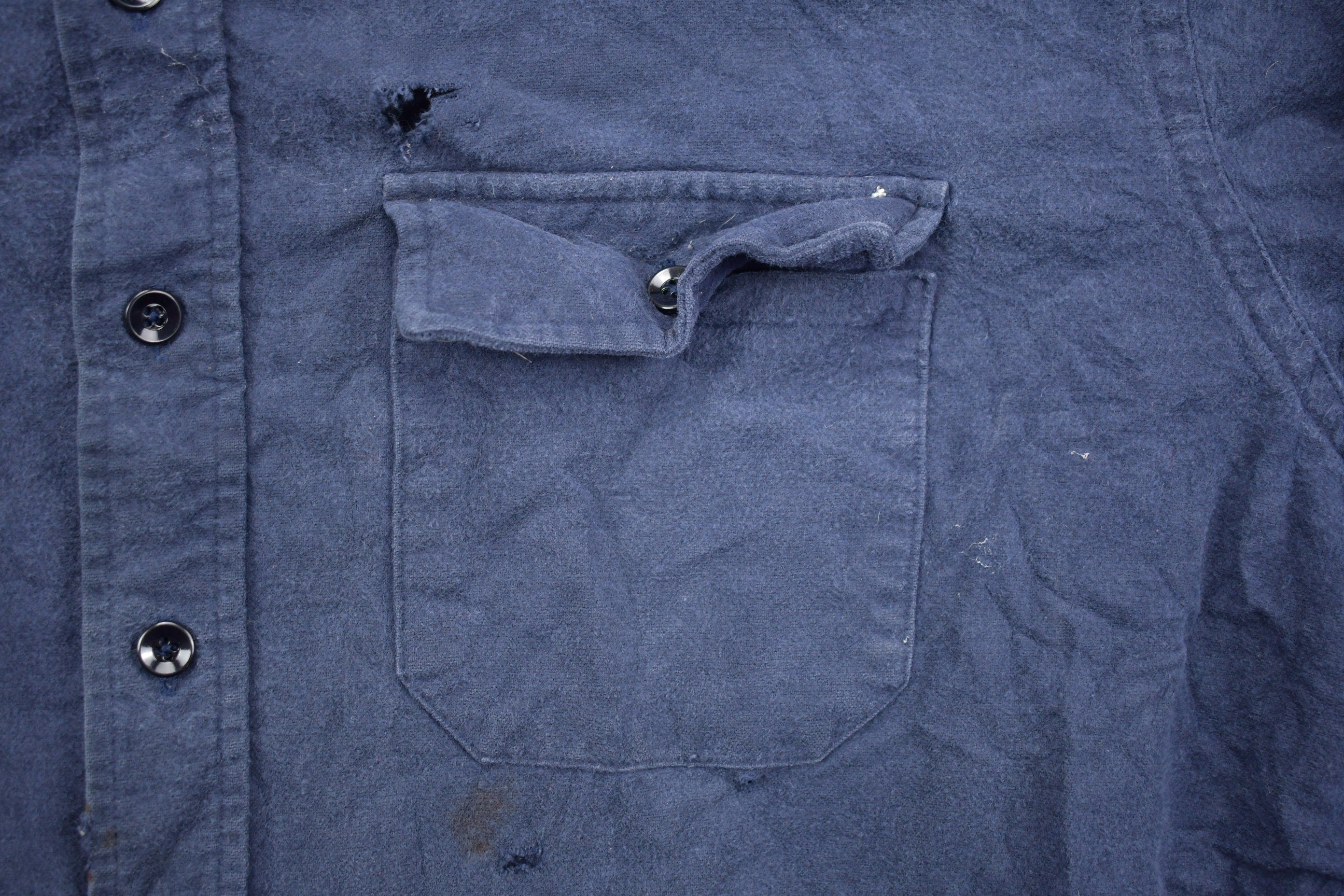 Vintage 1990s LL Bean Chamois Cloth Button Up Shirt