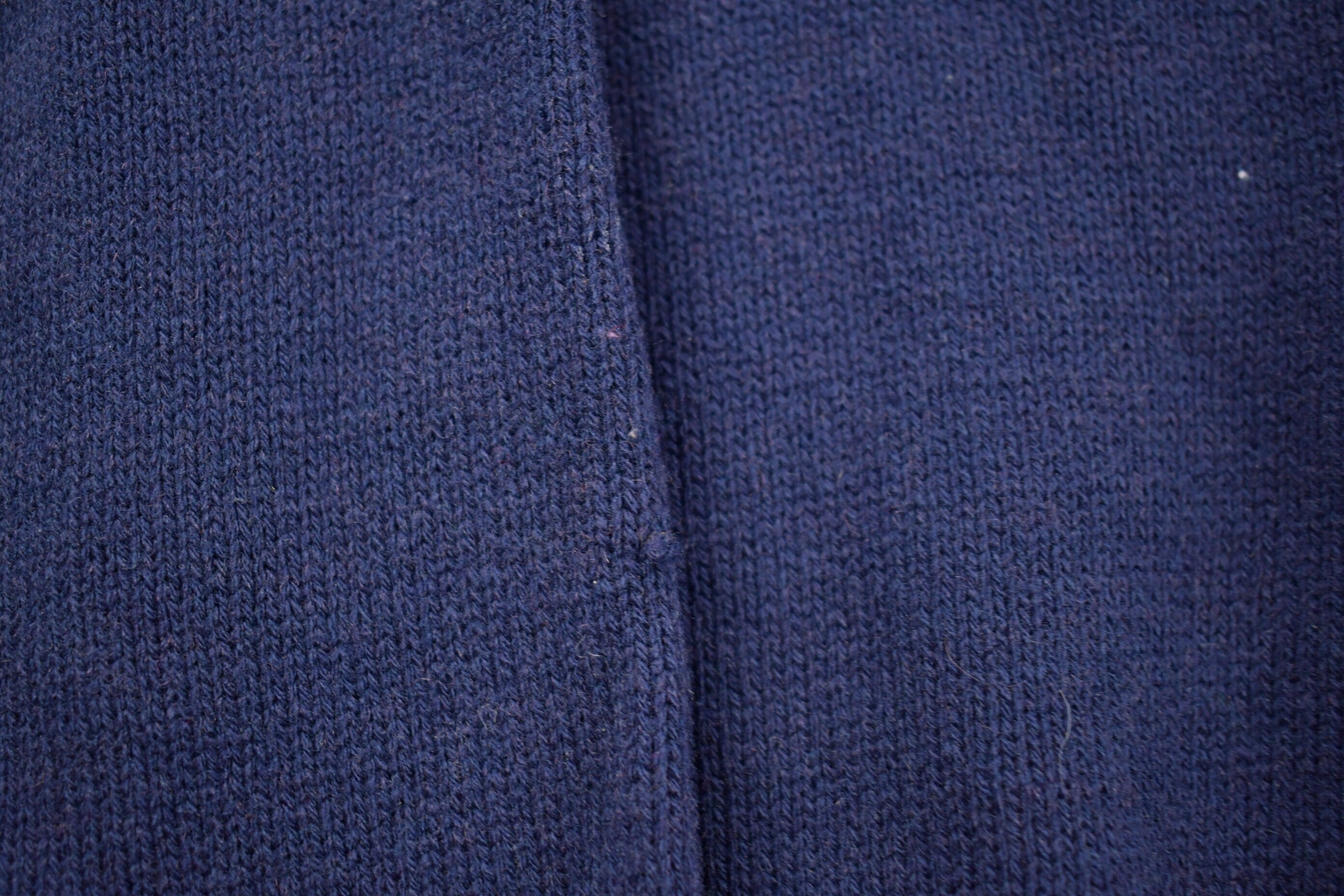 Vintage 1990s Blank Navy Blue Knitted Crewneck Sweater