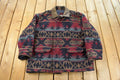 Vintage 1990s Aztec Navajo Western Wool Blend Jacket Men's L
