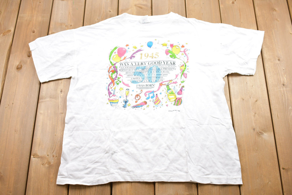 Vintage 1995 It Was A Very Good Year Graphic T-Shirt