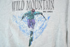 Vintage 1990s Wild Mountain Ski Area Outdoorsman Crewneck Sweatshirt Men's XL