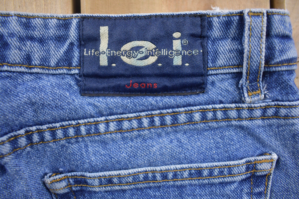 Vintage 1990s L.E.I Blue Denim Flared Jeans 30 x 30