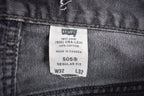 Vintage 1990s Levi's 505 Red Tab Black Jeans Size 31 x 29