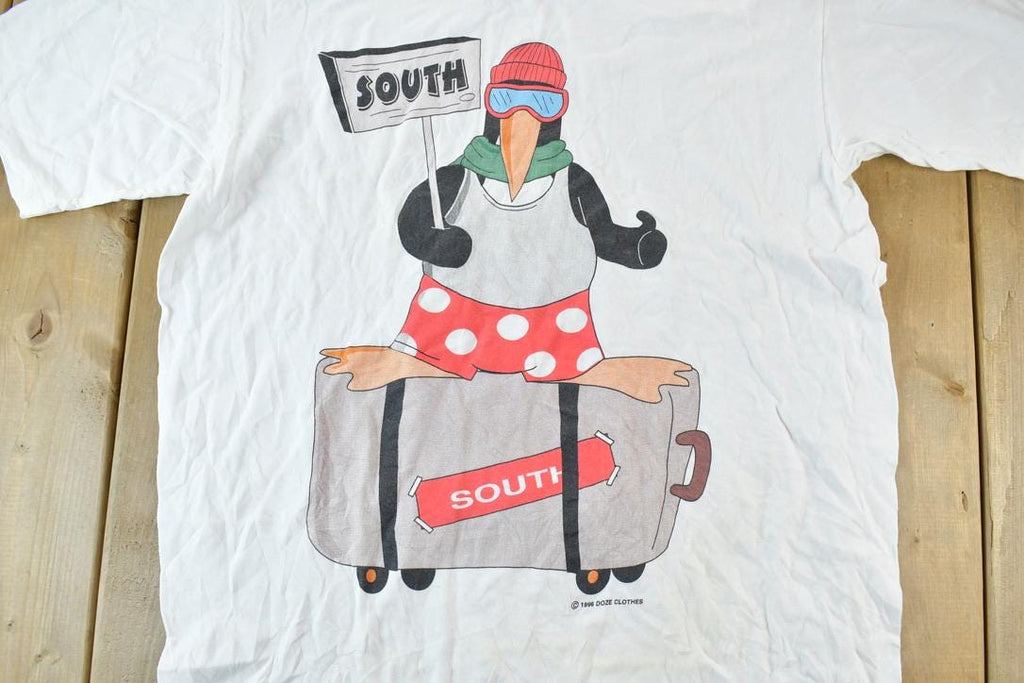 Vintage 1990s Hitchhiking Penguin Single Stitch T-Shirt