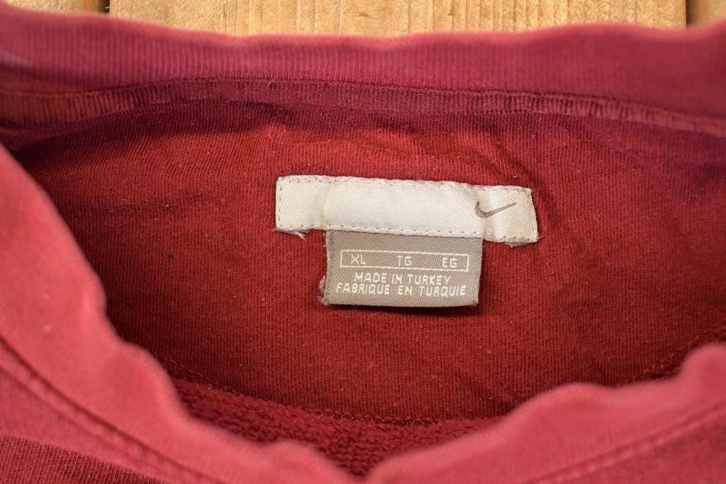 Vintage Y2K Nike Embroidered Mini Swoosh Crewneck Sweatshirt Men's L
