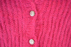 Vintage 1980s John Bull Hand Loomed Knit Cardigan Sweater Women's L