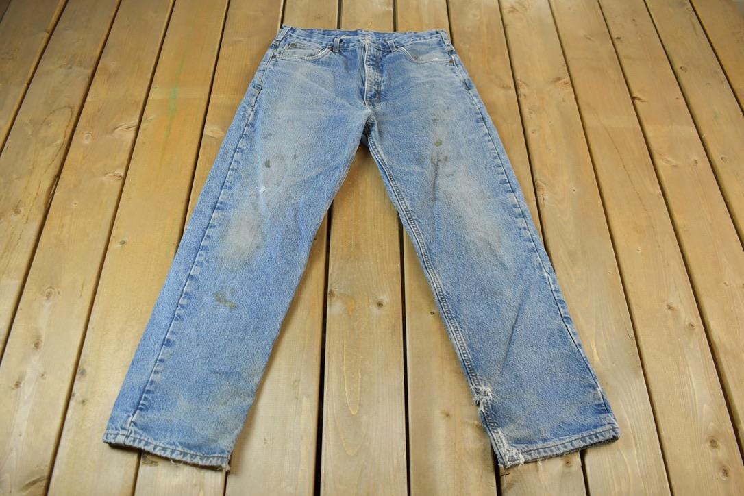 Vintage 2000s Relaxed Fit Blanket-Lined Carhartt Jeans Size 32 x 30