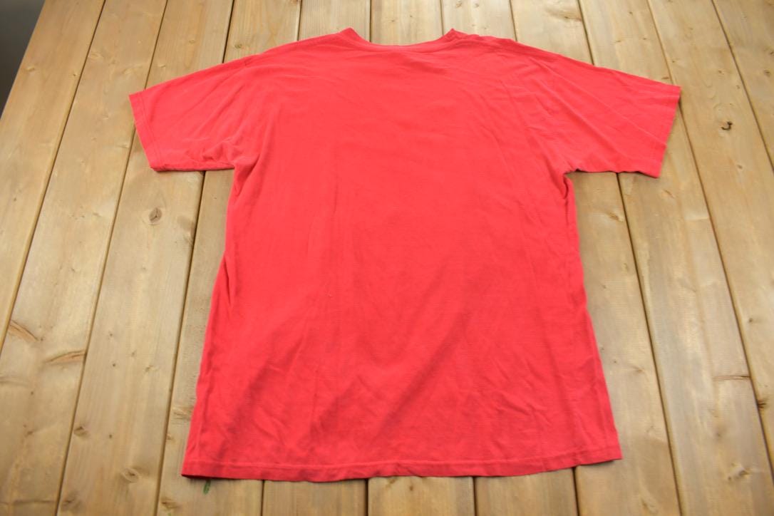 Vintage 1993 Florida Panthers NHL Graphic logo 7 T-Shirt Made IN USA