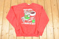 Vintage 1990s Dear Santa Cute Cartoon Mouse Christmas Crewneck Sweatshirt Men's L