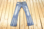 Vintage Deadstock Y2K Grace LA Bedazzled Low Rise Jeans Women's Size 27 x 33