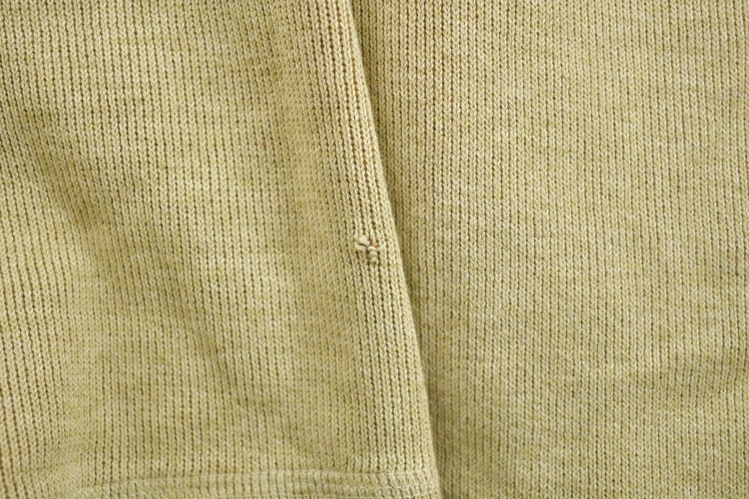 Vintage 1990s Green Banana Republic Wool Knitted Crewneck Sweater