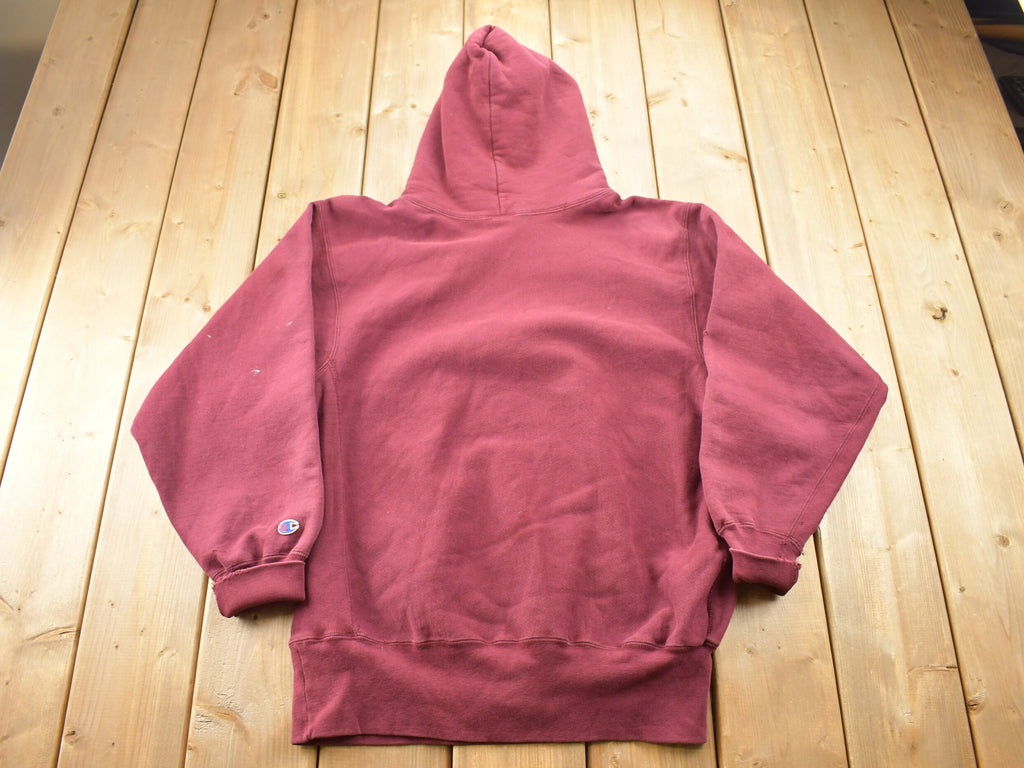 Vintage 1990s University Of Massachusetts Collegiate Champion Reverse Weave Hoodie