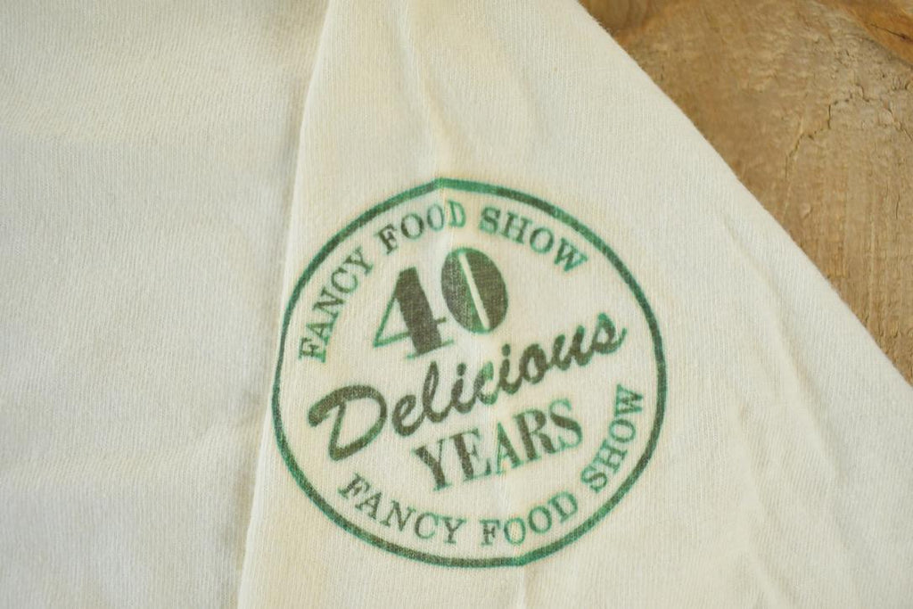 Vintage 1994 NASFT New York Fancy Food Show Souvenir Single Stitch Graphic Print T-Shirt