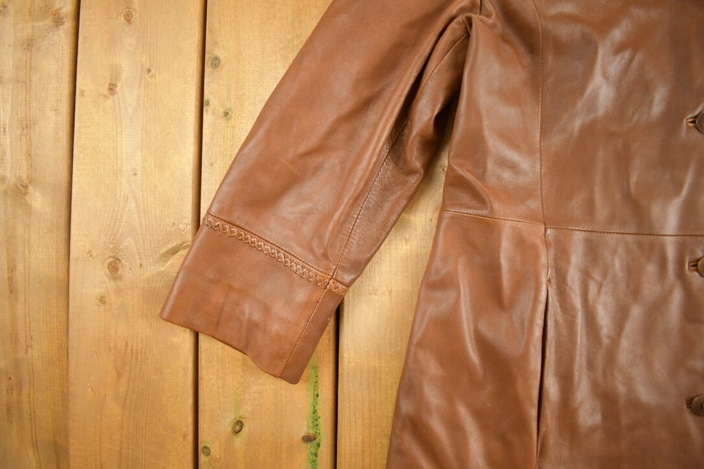 Vintage 1990s Danier Brown Leather Jacket