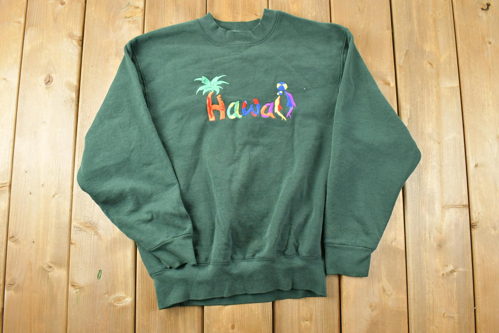 Vintage 1990s Hawaii Crewneck Sweatshirt  90s Crewneck  Souvenir Sweater  Streetwear  Travel And Vacation