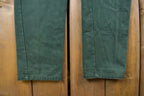 Vintage 1990's NY Line Green Denim Pants 30 x 30