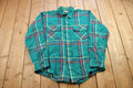 Vintage 1990s Windsor Shirt Company Plaid Flannel Button Up Shirt